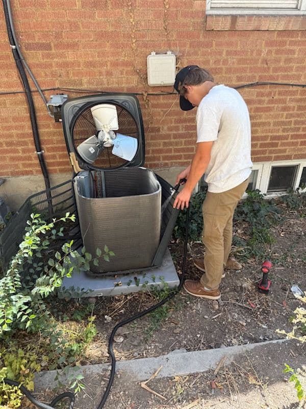Gallery photos for Remarkable Transformation with AC Coil Cleaning: Image #1